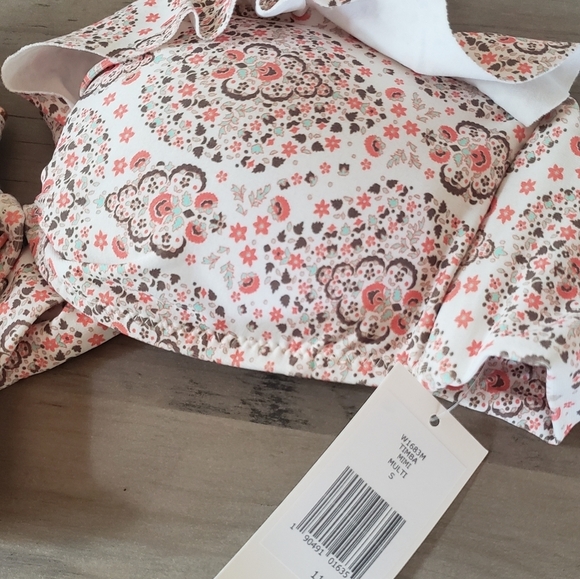 Eberjey Timba Floral Print Bikini Top NEW - Picture 6 of 8